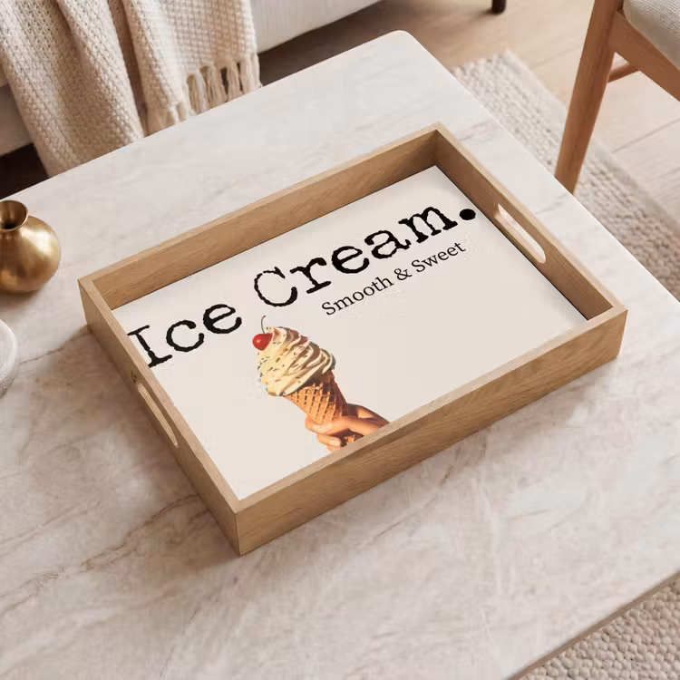 Tray - Ice cream - Soft ice cream - Colorful - Cherry — 2