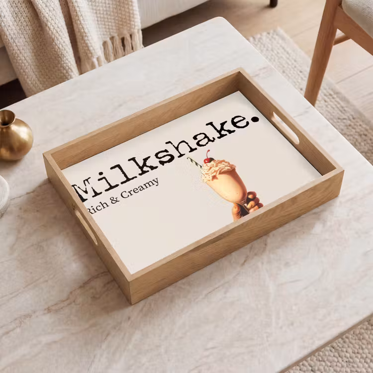 Tray - Milkshake - Cherry - straw — 2