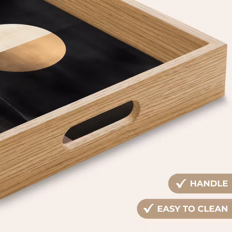 Tray - Moon - Circle - Gold — 9