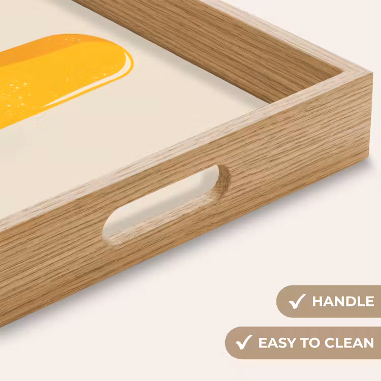 Tray - Orange - Stick - Water ice cream — 9