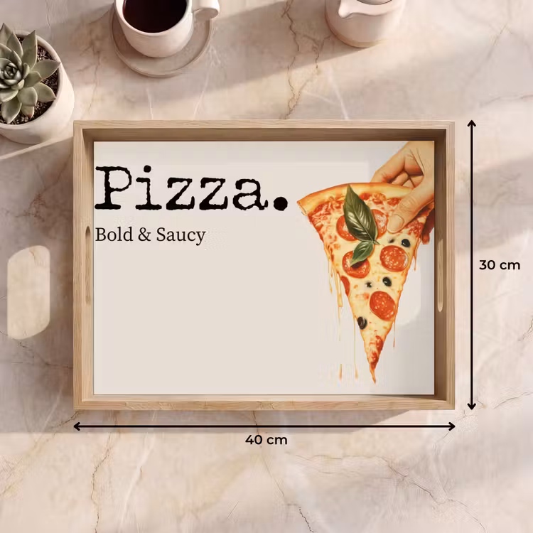Tray - Pizza - Cheese - Pepperoni — 8
