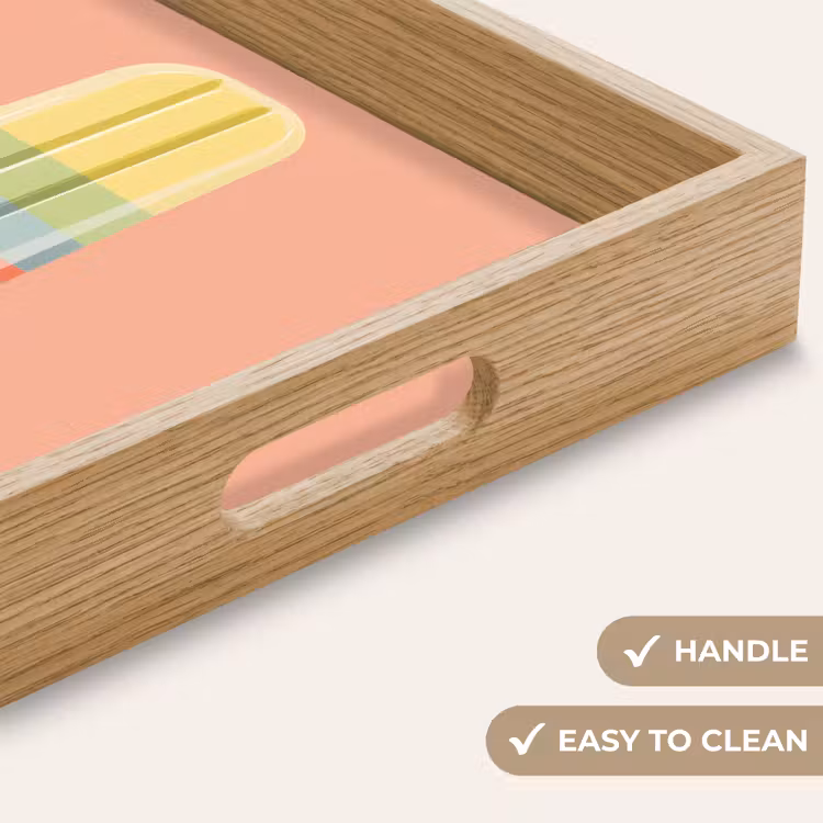 Tray - Water ice cream - Pastel shades - Minimalist — 9