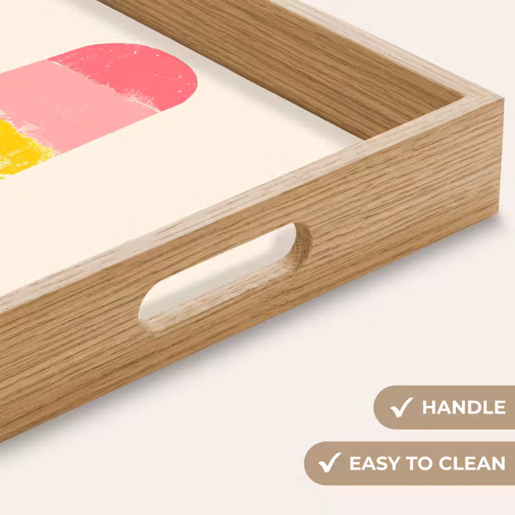 Tray - Water ice cream - Retro - Stick - Pink — 9