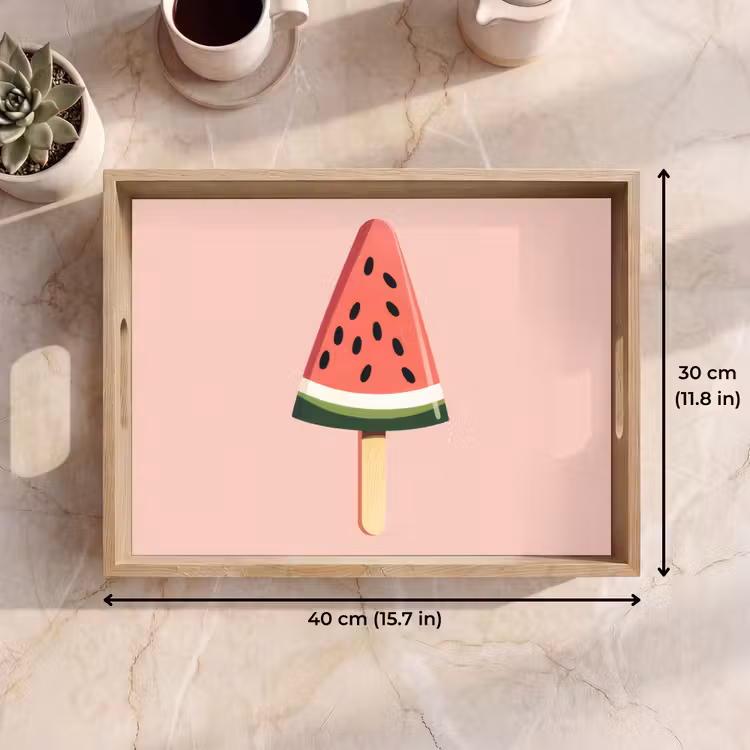 Tray - Watermelon - Ice cream - Pips - Red — 7