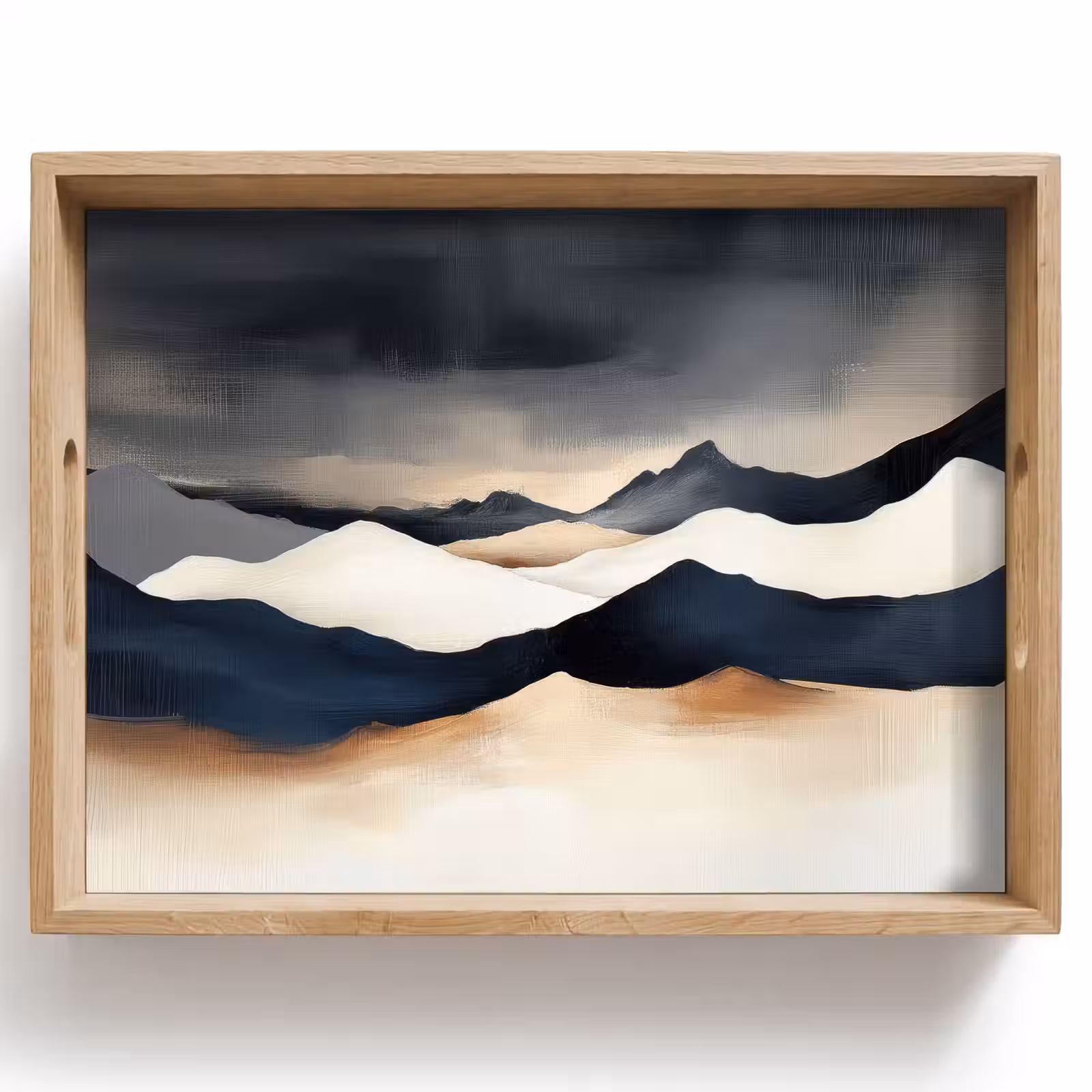 Tray - Mountains - Dark blue - Landscape — 1