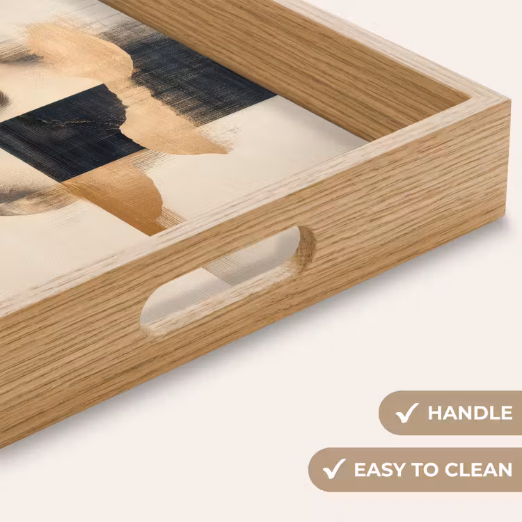 Tray - Gold - Woman - Rectangles — 9