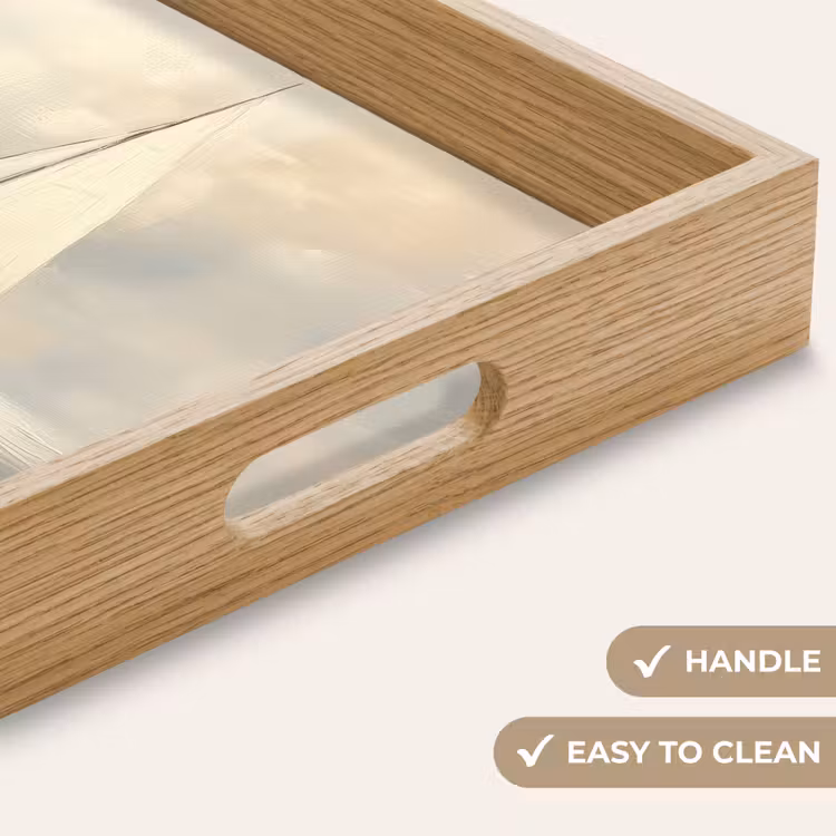 Tray - Sailing ship - Sea - Cloudy — 9