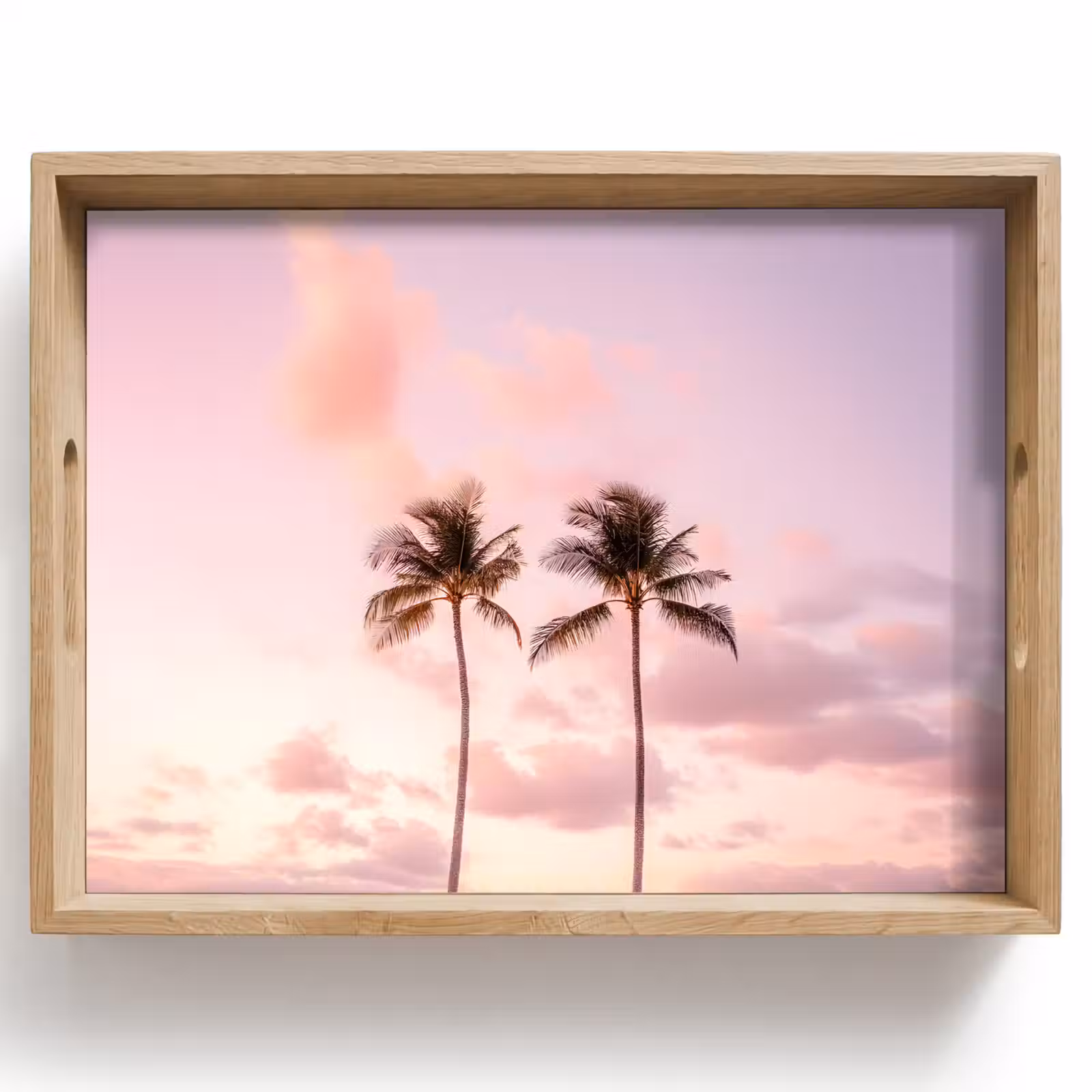 Tray - Palm trees - Purple - Clouds - Sky — 1