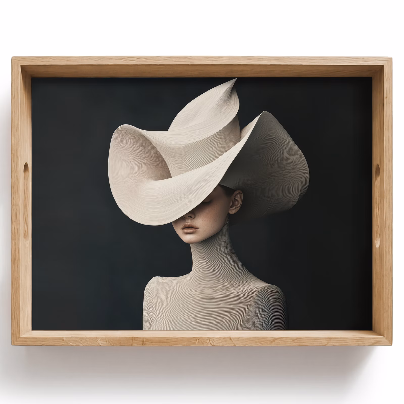 Tray - Woman - Wavy - Hat — 1