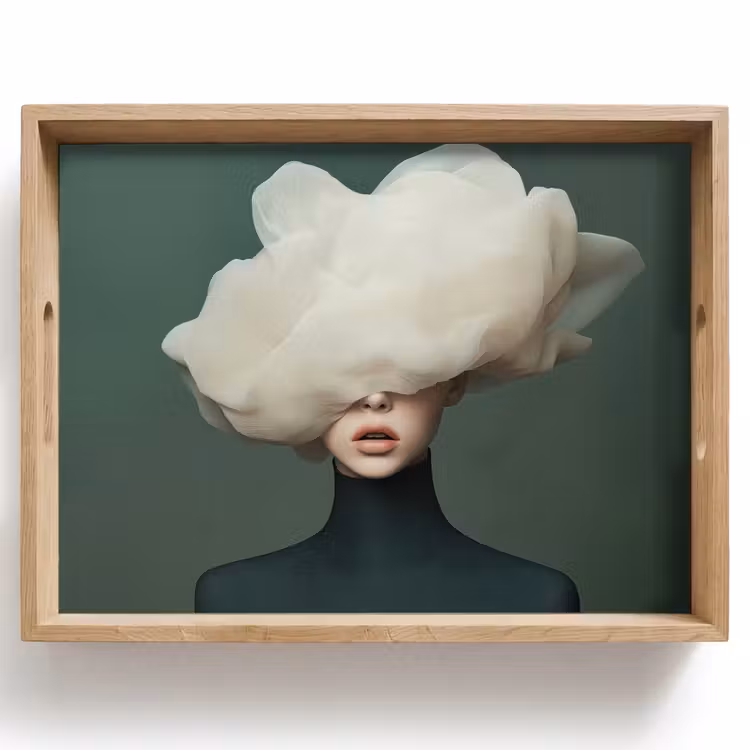 Tray - Hat - Woman - Beige — 1