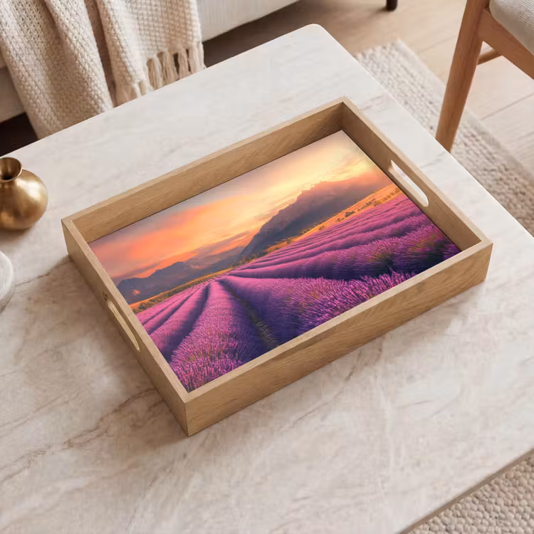 Tray - Lavender Field - Sunset - Purple — 2