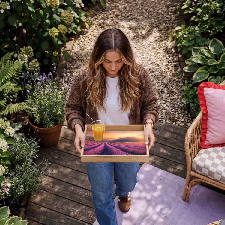 Tray - Lavender Field - Sunset - Purple — 6