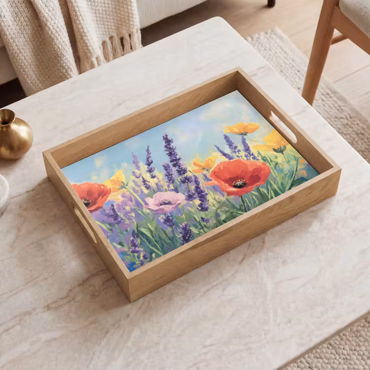 Tray - Meadow - Flowers - Colorful — 2