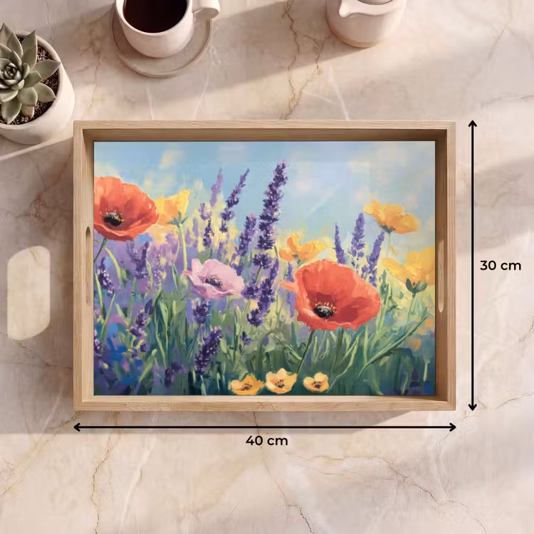 Tray - Meadow - Flowers - Colorful — 8