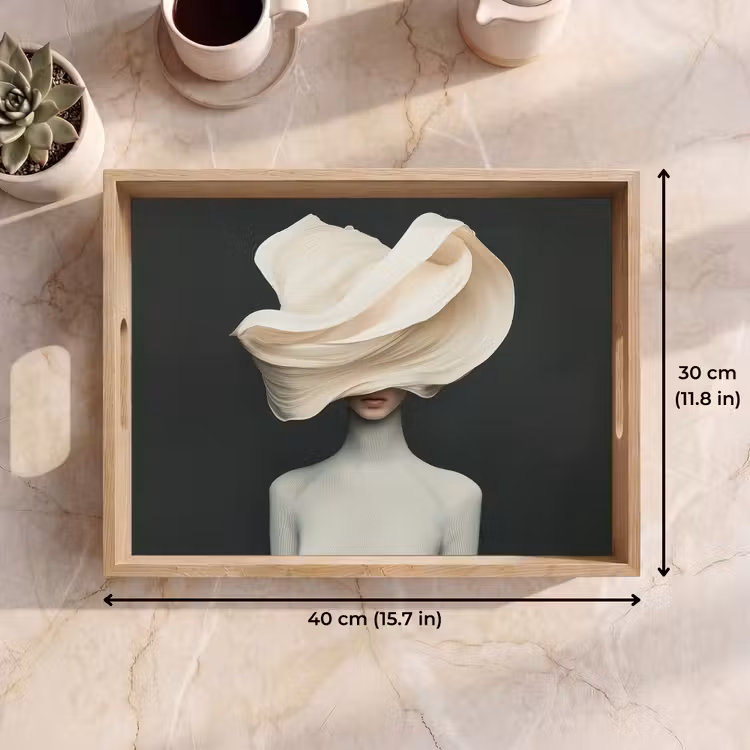 Tray - Woman - Beige - hat — 7