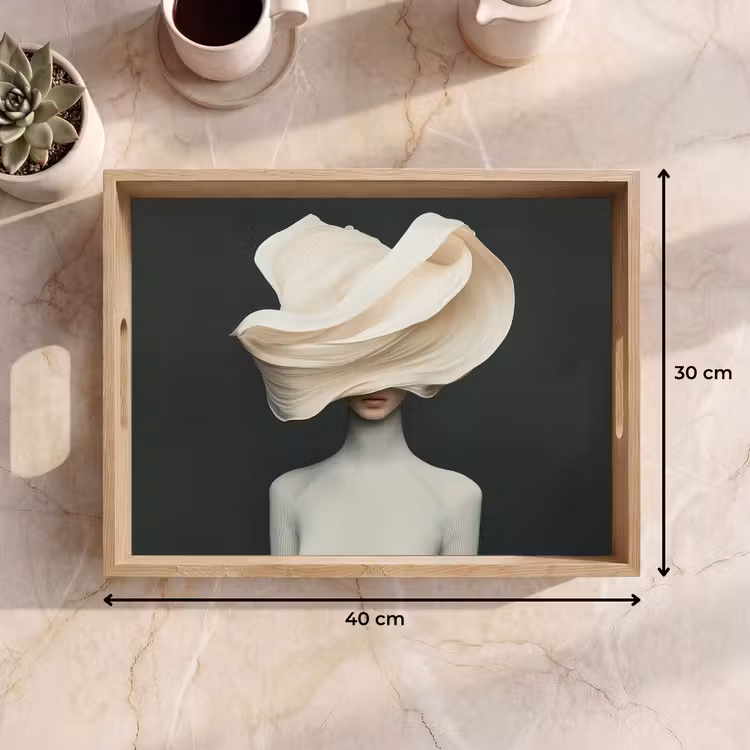 Tray - Woman - Beige - hat — 8