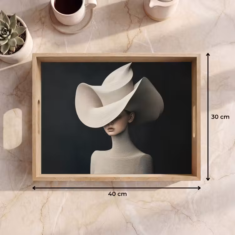 Tray - Woman - Wavy - Hat — 8
