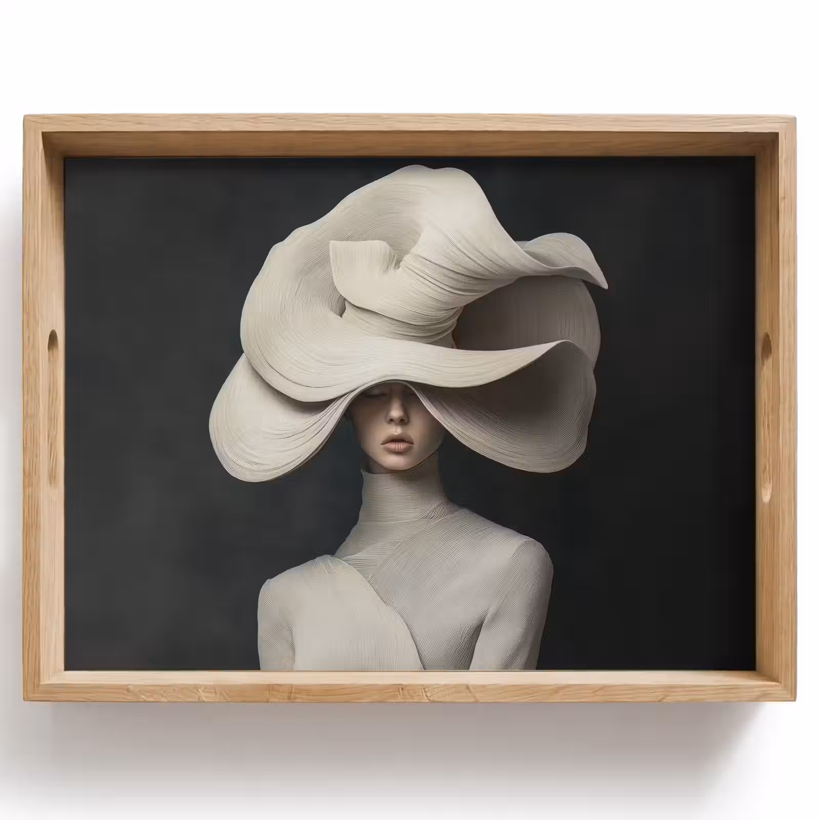 Tray - Modern - Woman - Hat — 1