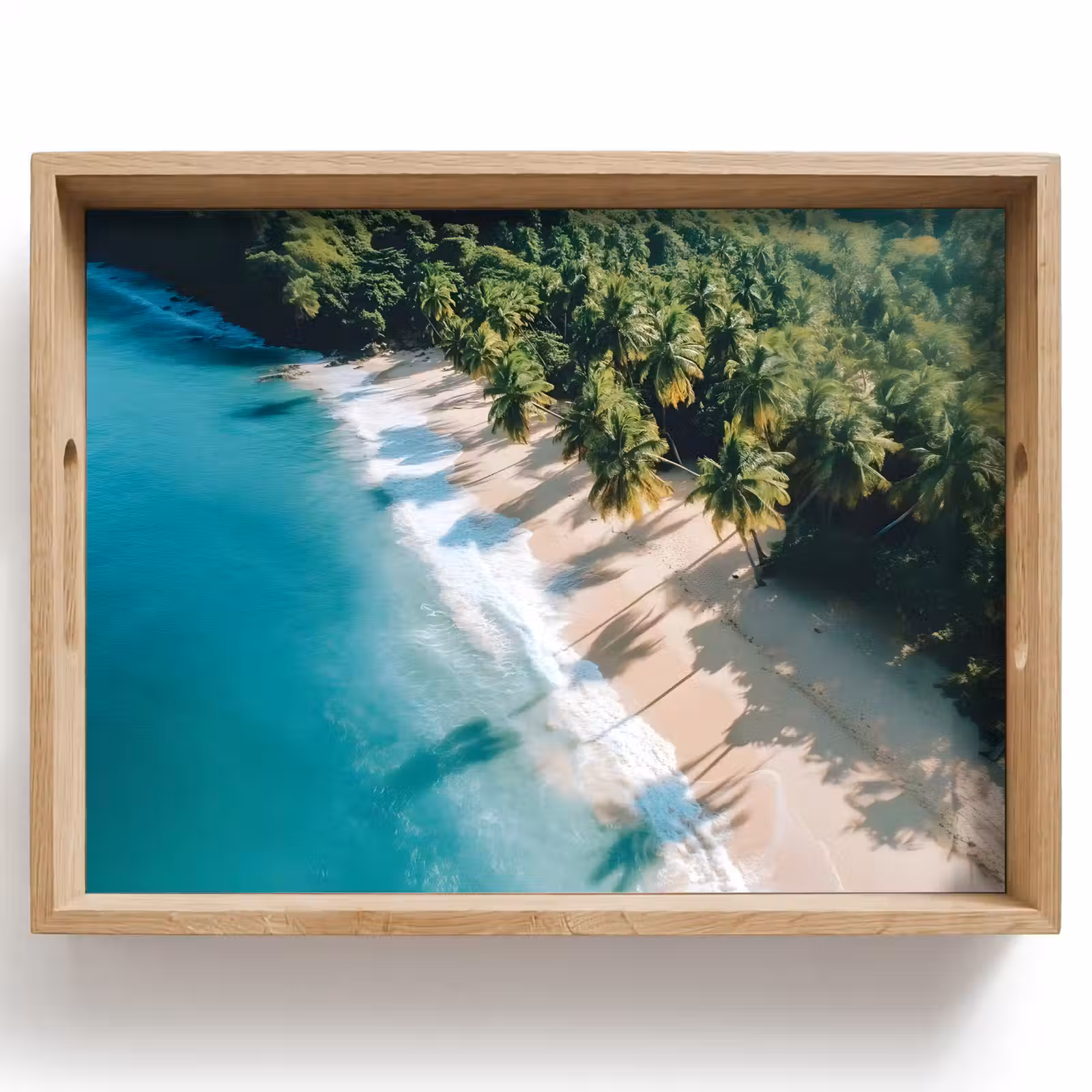 Tray - Tropical - Beach - Water - Palm trees — 1