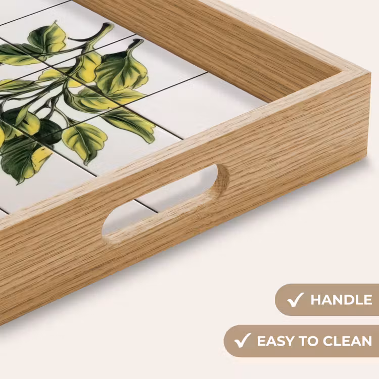 Tray - Lemon - Decoration - Ceramics - Branches — 9