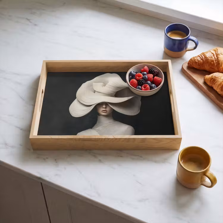 Tray - Modern - Woman - Hat — 3