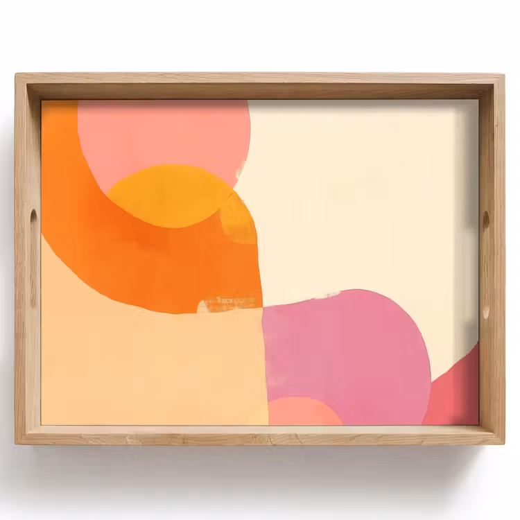 Tray - Shapes - Abstract - Colorful — 1