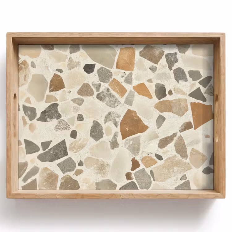 Tray - Stones - Terrazzo - Decoration - Tiles — 1