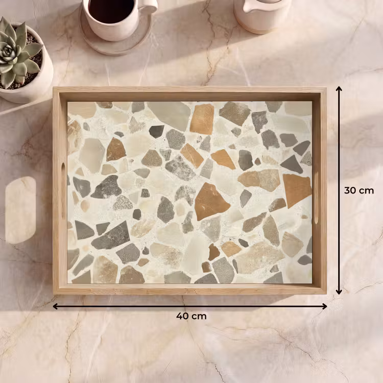 Tray - Stones - Terrazzo - Decoration - Tiles — 8