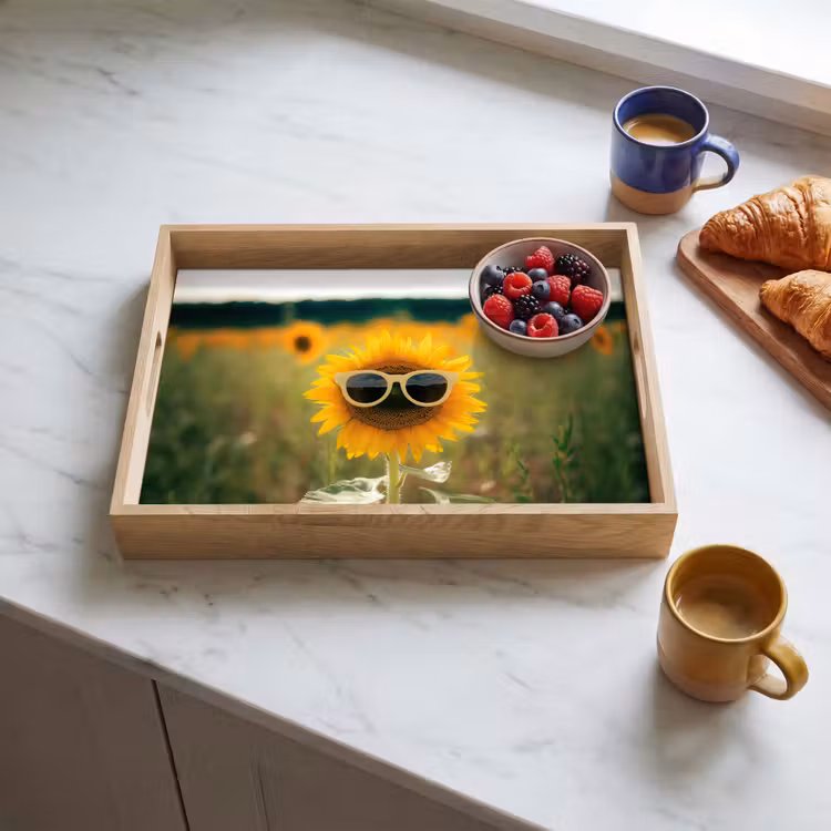 Tray - Sunflower - Field - Sunglasses — 3