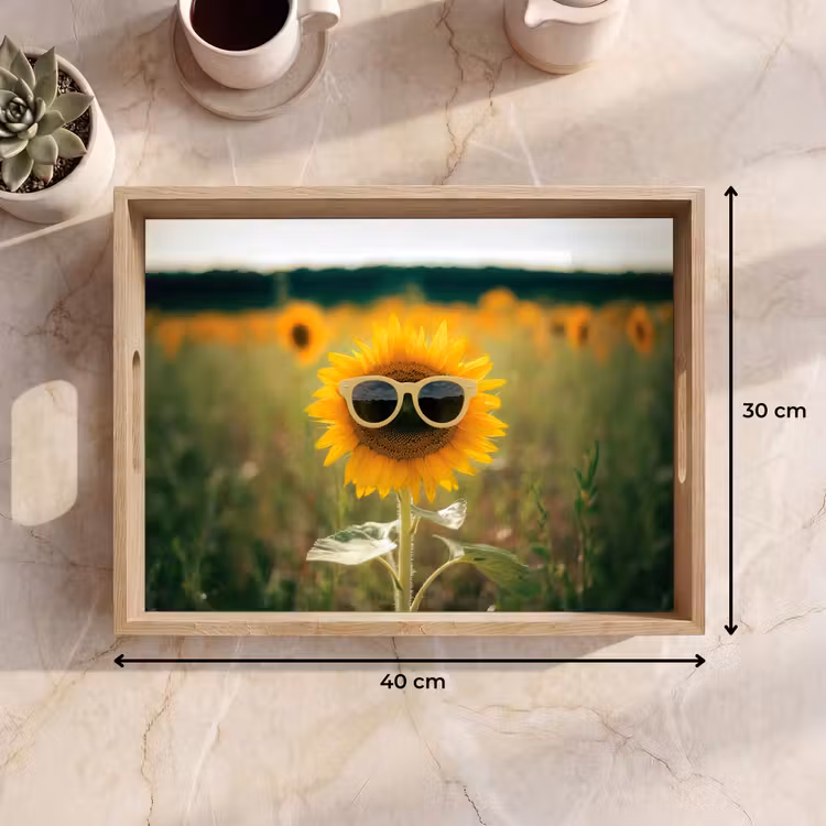 Tray - Sunflower - Field - Sunglasses — 8