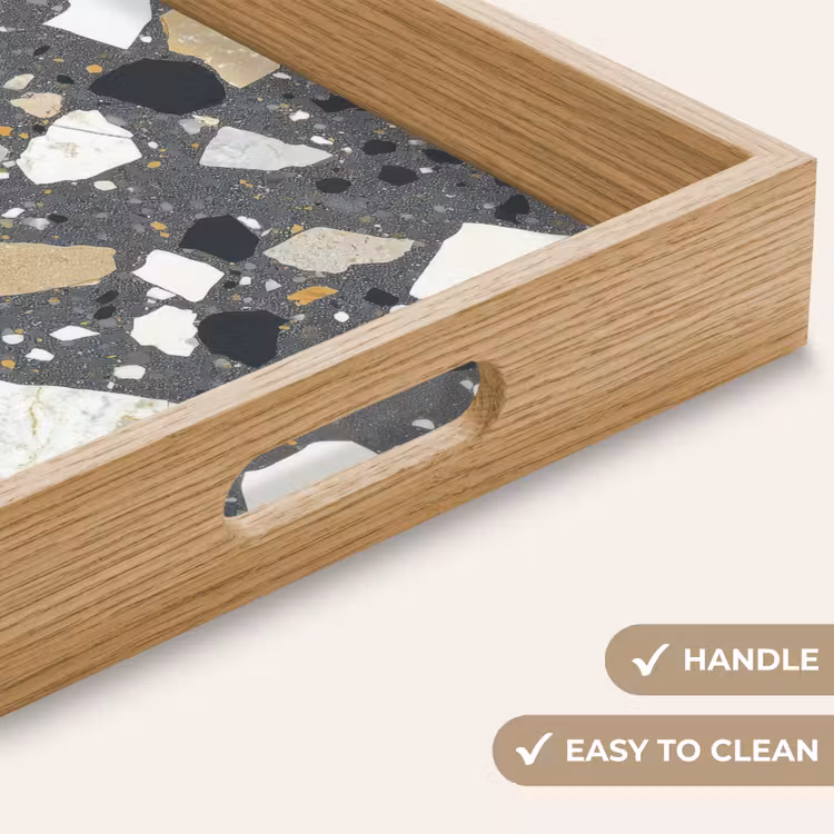 Tray - Terrazzo - Decoration - Interior - Stones — 9