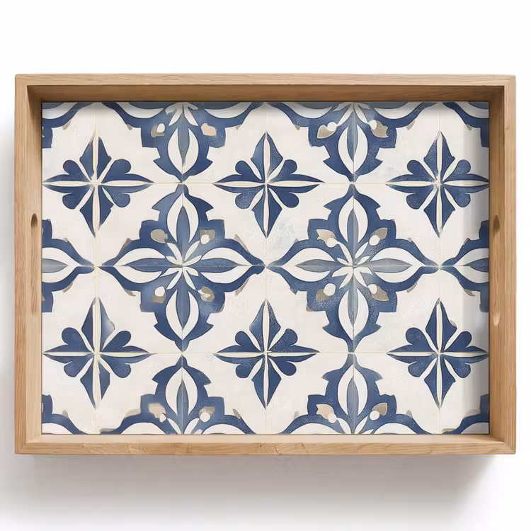 Tray - Tiles - Spanish - Patterns - Ceramics — 1