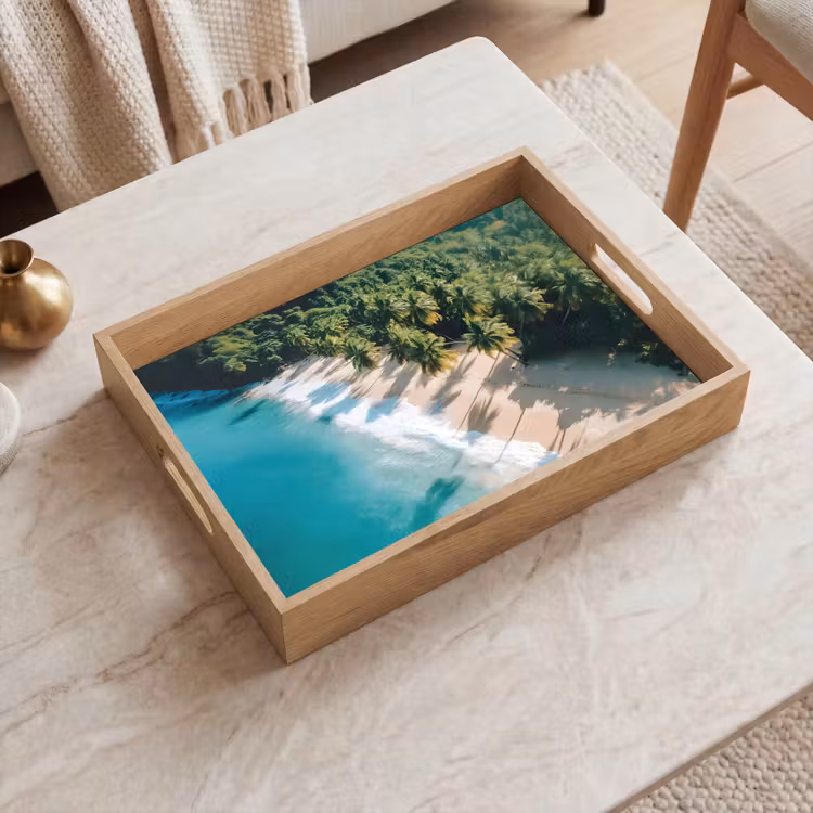 Tray - Tropical - Beach - Water - Palm trees — 2