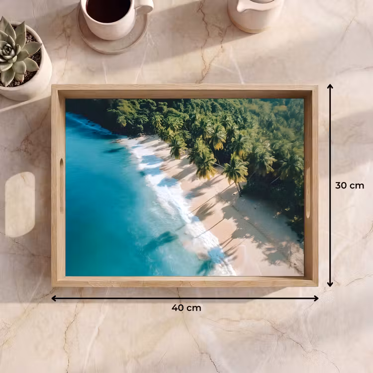 Tray - Tropical - Beach - Water - Palm trees — 8