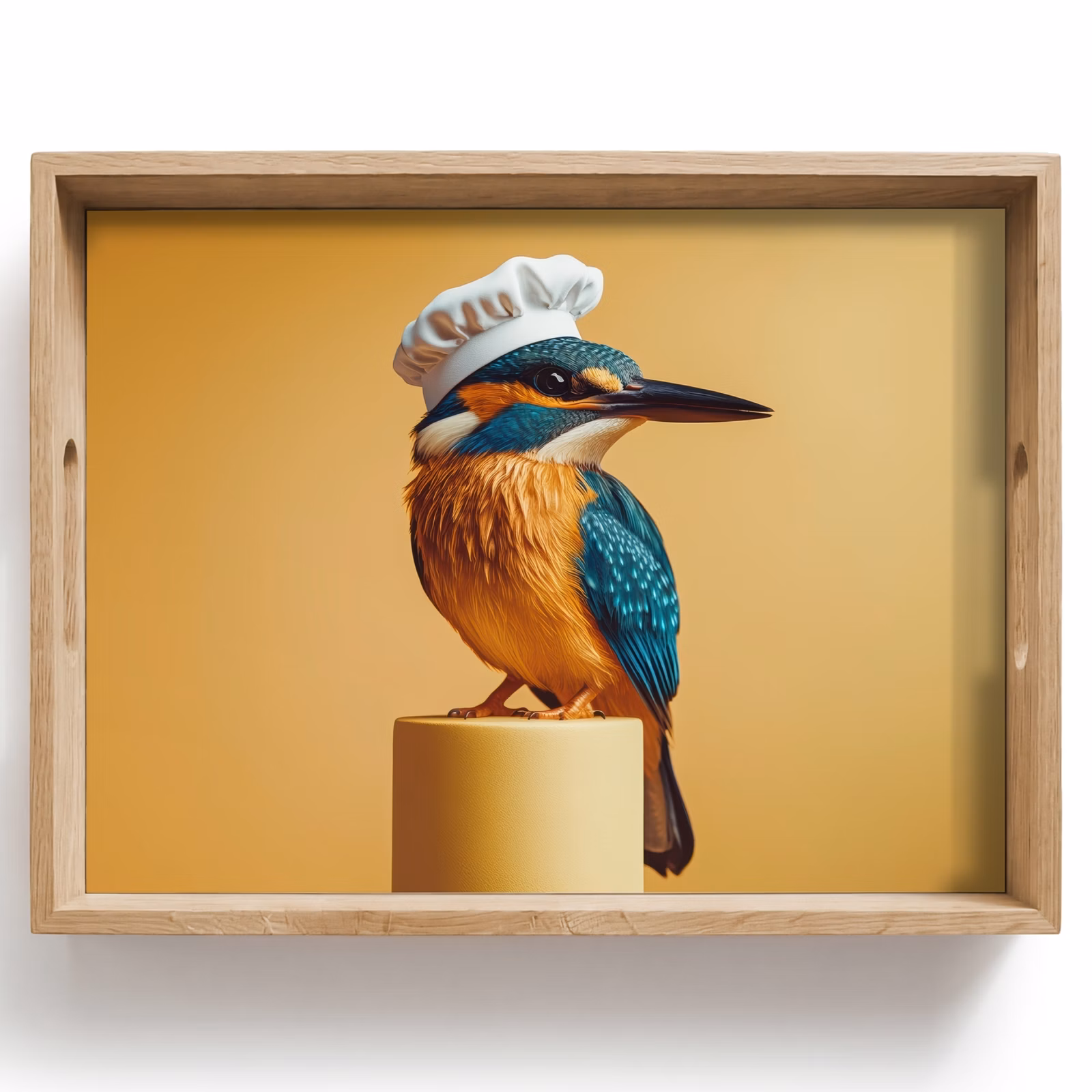 Tray - Kingfisher - Pillar - Cook's hat - Bird — 1