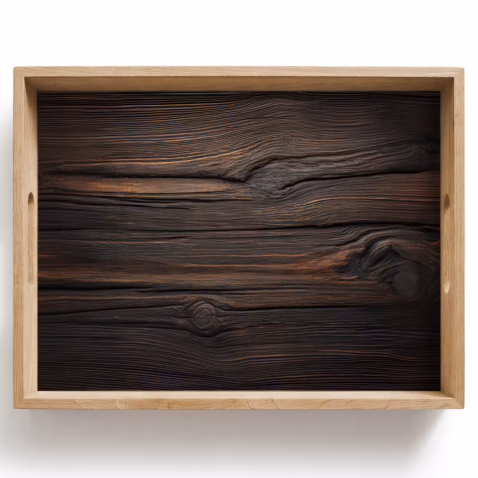 Tray - Wood - Whimsical grain — 1