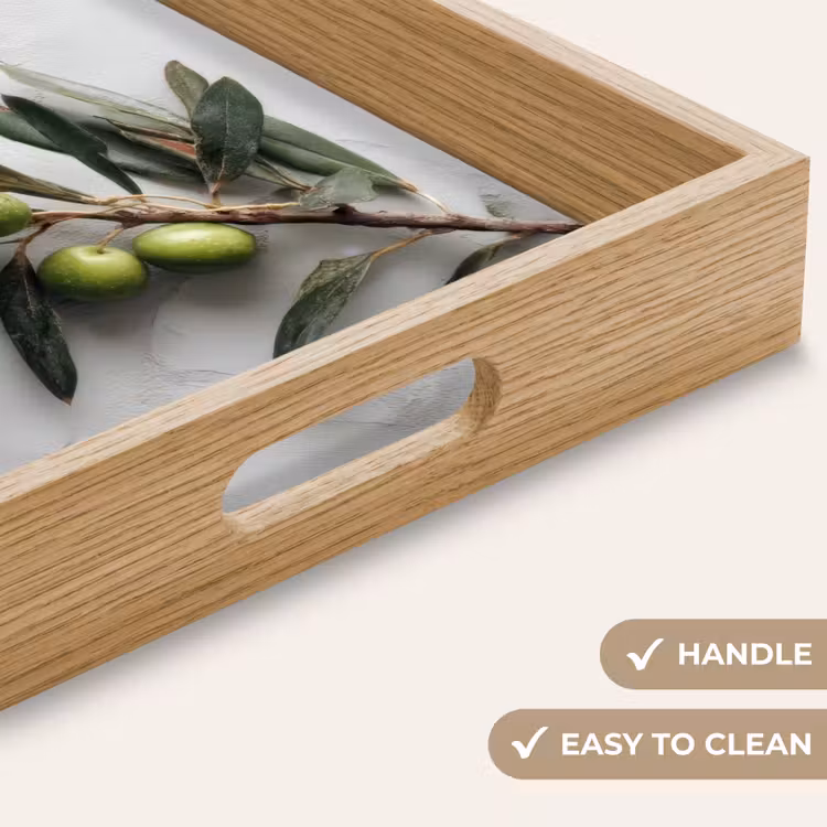 Tray - Olive Branch - Concrete - Mediterranean — 9