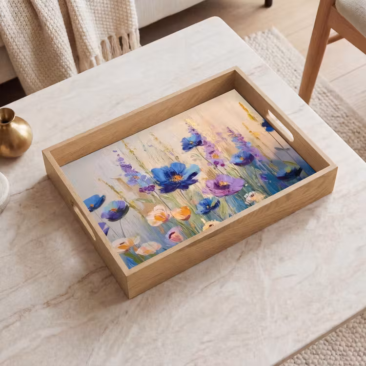 Tray - Summers - Wildflowers - Brushstrokes — 2