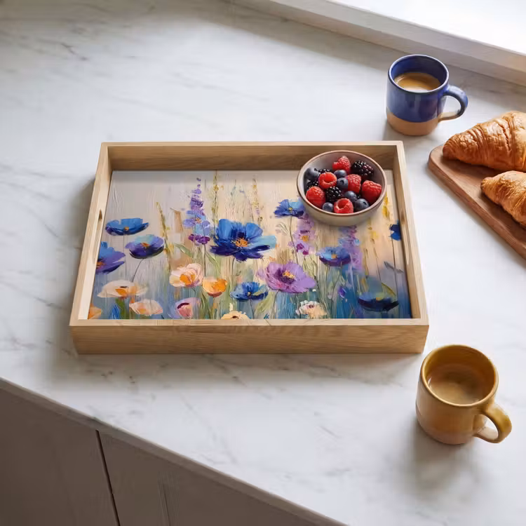 Tray - Summers - Wildflowers - Brushstrokes — 3