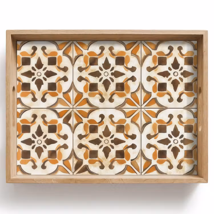 Tray - Vintage - Spanish - Decoration - Ceramics — 1