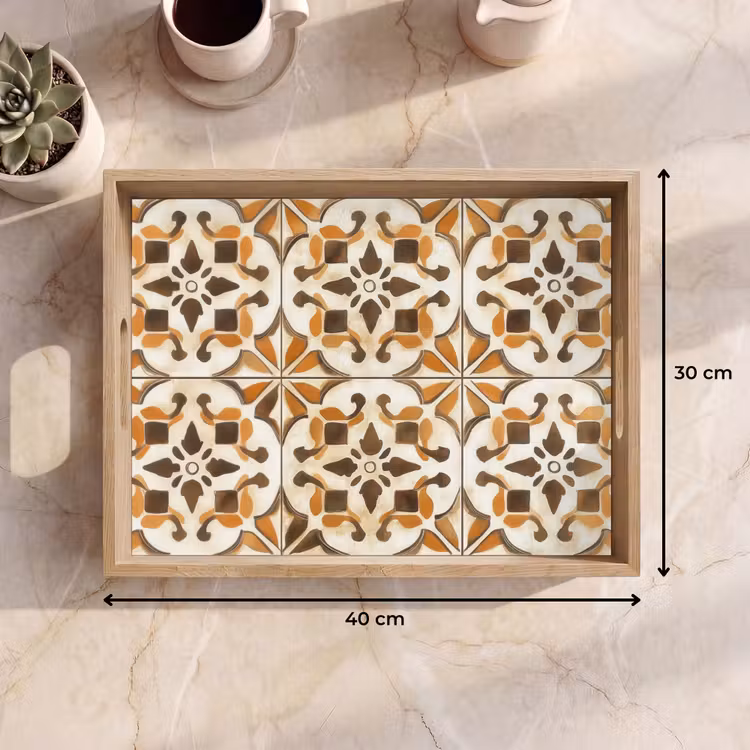Tray - Vintage - Spanish - Decoration - Ceramics — 8