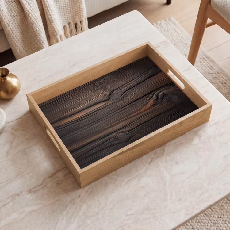 Tray - Wood - Whimsical grain — 2