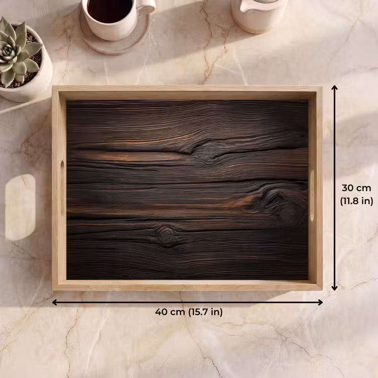 Tray - Wood - Whimsical grain — 7
