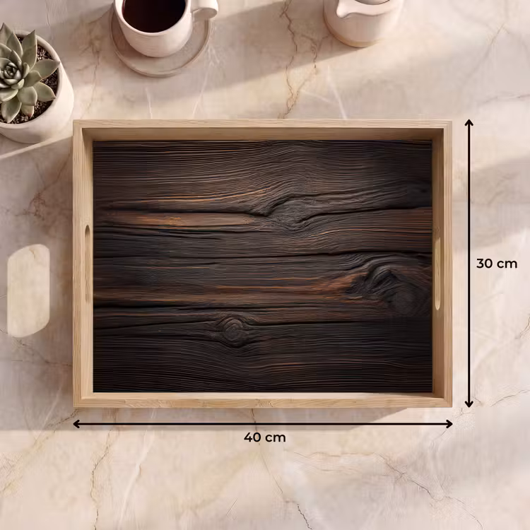 Tray - Wood - Whimsical grain — 8