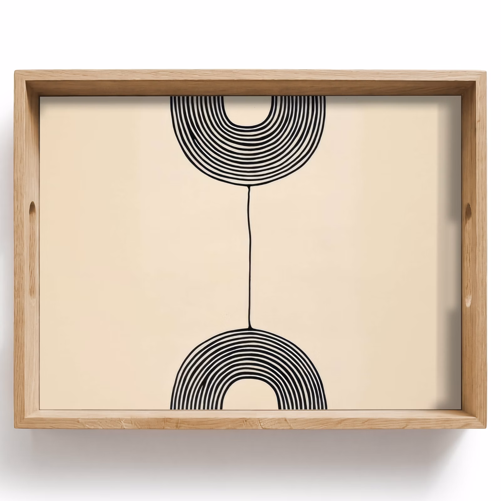 Tray - Geometric arches - Minimalist - Symmetrical — 1