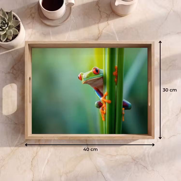 Tray - Green frog - Curious - Grass — 8
