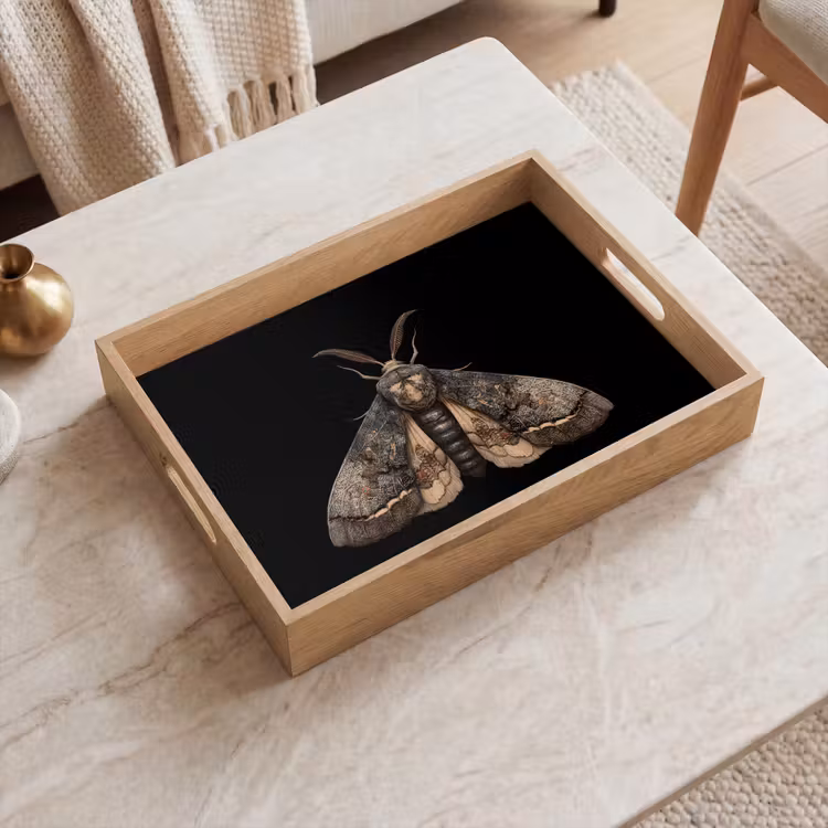 Tray - Moth - Leafy - Gray — 2