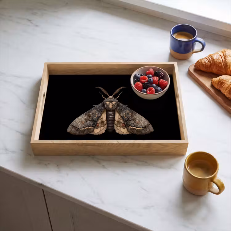 Tray - Moth - Leafy - Gray — 3