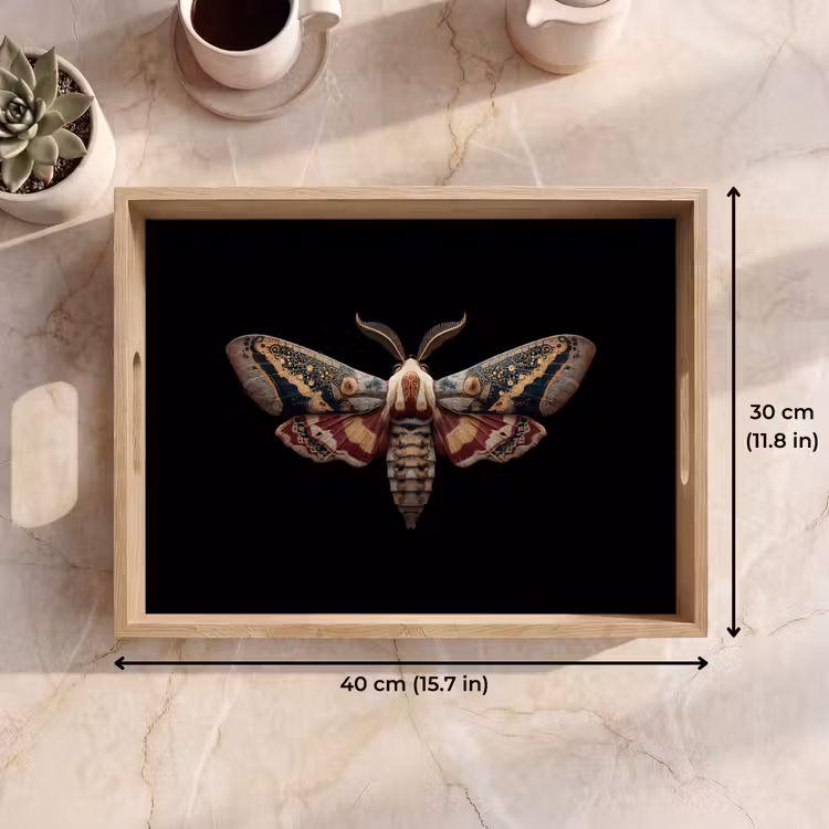 Tray - Moth - Oriental patterns - Ornamental — 7