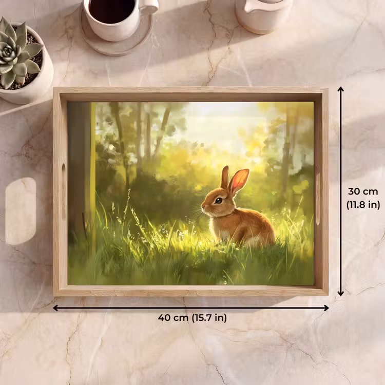 Tray - Rabbit - Sunlight - Forest — 7